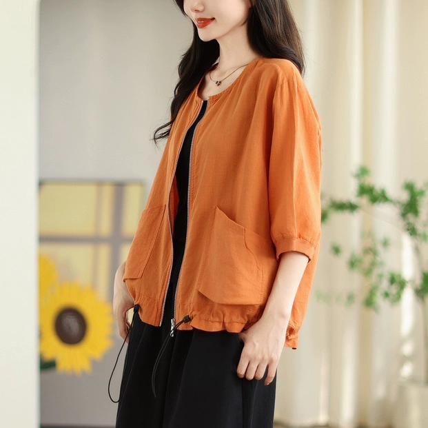 

DIMANAF 2025 Весенняя куртка рубашка большого размера футболка женская с коротким рукавом карманы модные топы футболки свободные футболки новые One Size