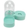 Pet Food Water Feeder Detachable Bowl Automatic Gravity Dog Feeder for Dogs and CatsGreen