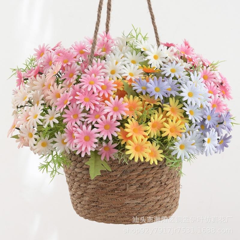 25-Head Polish Chrysanthemum Artificial Daisy Bouquet for Living Room Decoration & Photography