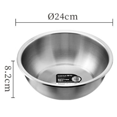 304 Edelstahl Suppenschüssel