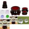 Support de Présentation Élégant en Bois Vintage Support de Base Pour Boule de Cristal Sphère Globe Décoratif