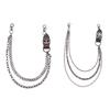 Tassels Chain Belt Personality Charm Belt Fashionable Studded Metal Chain Belt for Everyday and Event Use