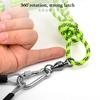 5m Snaps Fishing Lock Buckle for Giant Big Live Fish Tackle Accessories Stainless Steel Chain Stringer Float Sea Bass Lure Live Fish Lock belt