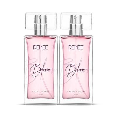 RENEE Eau De Parfum Bloom 50ml, Premium Long Lasting Luxury Fragrance Perfume Pack of 2
