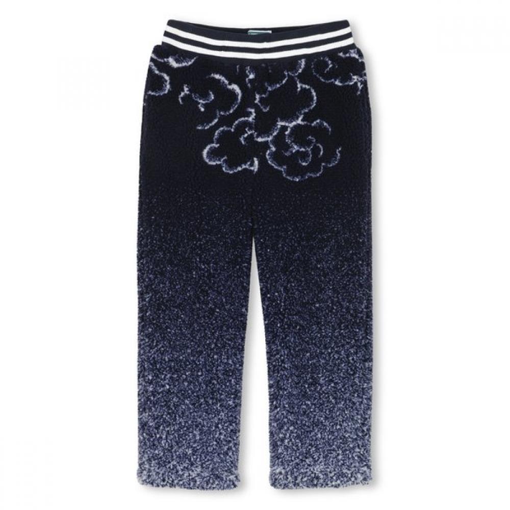 Kenzo Kids Fleece Jogger Pants 25fw Z256afp113 navy/12Age_150CM