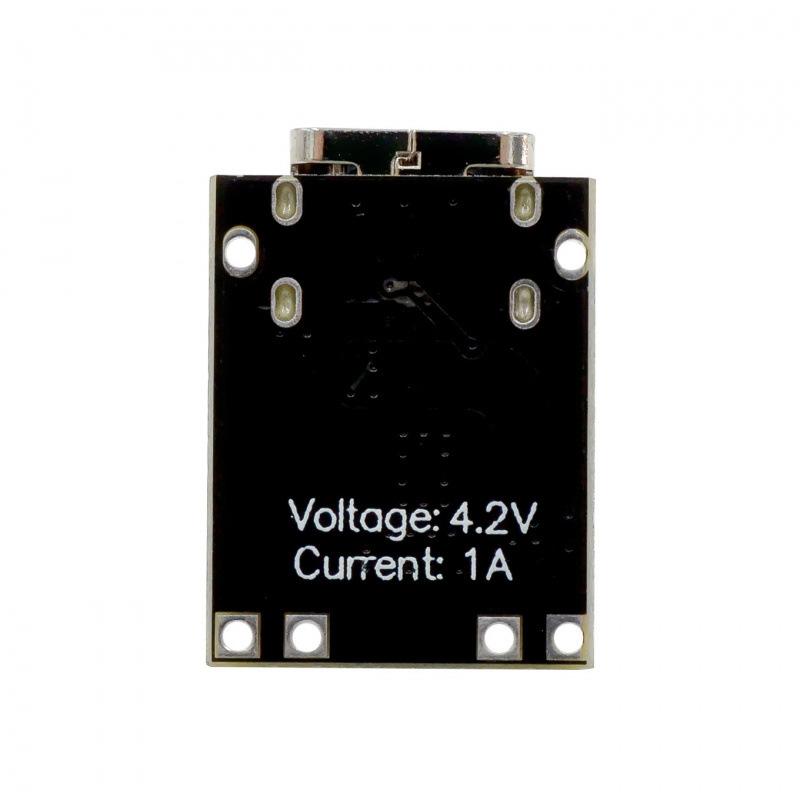 10~100Pcs Small Size 1A 4.2V Charging Module Type C Input 3.7V Ternary Lithium Battery Charger Board Built In Protection Board
