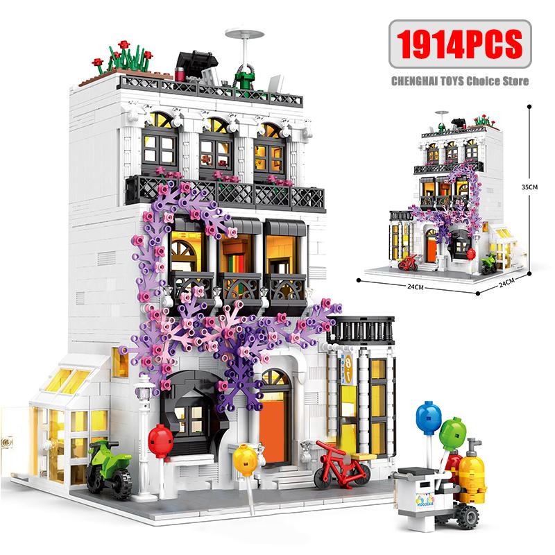 High-Quality Moc High-Quality Creative High-Quality European Building design High-Quality Building High-Quality Blocks High-Quality Garden