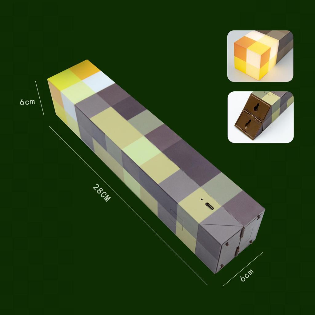 Magnetic Torch Lamp for Gaming Decor - Night Light and Atmosphere Model