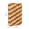 Large Wooden Chessboard Cutting Board: Thickened, Versatile for Vegetables, Fruits, Desserts, and Steaks