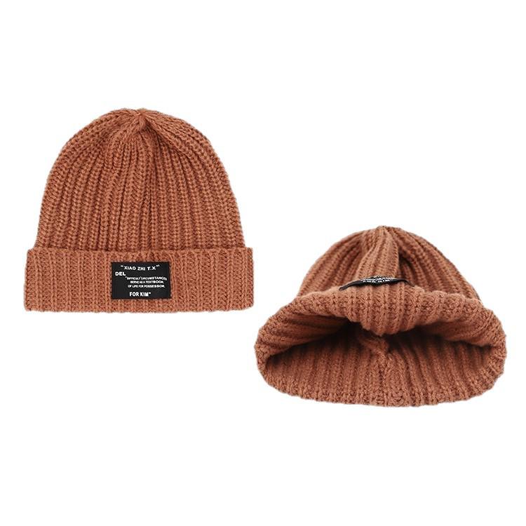 Herren Winter Wollmütze - Warm, Großer Umfang, Baumwollstrickmütze