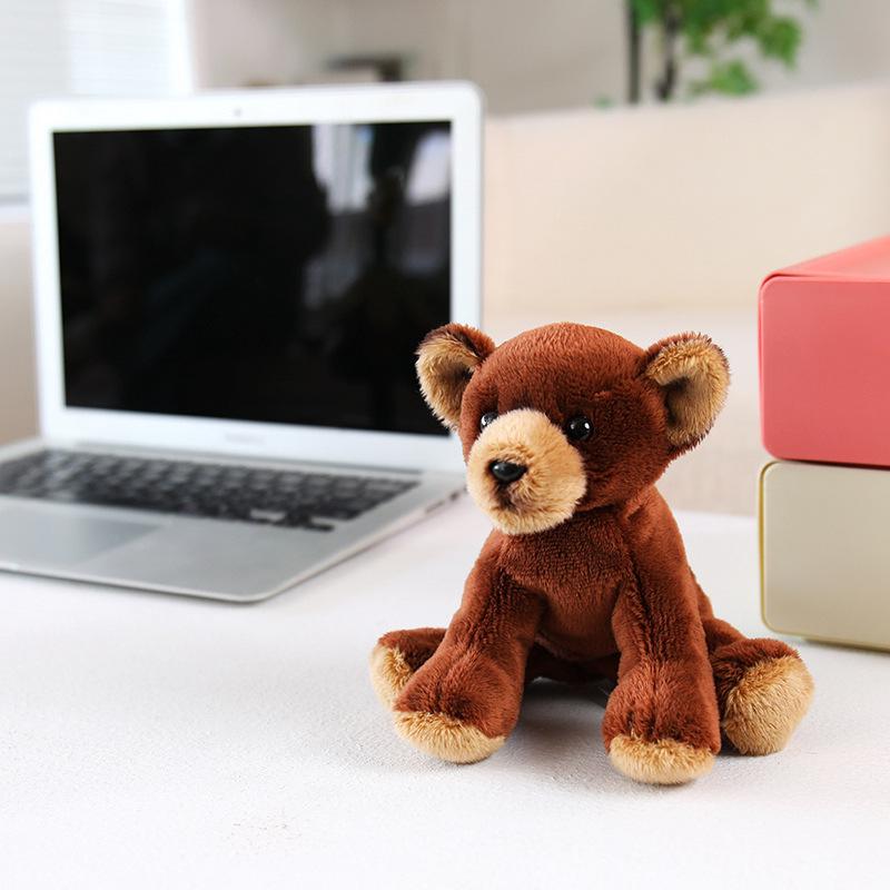 Small Plush Dolls: Spotted Pomeranian, Pug, Yorkshire Terrier, Prince Poodle, Lion, Panda, Brown Bear