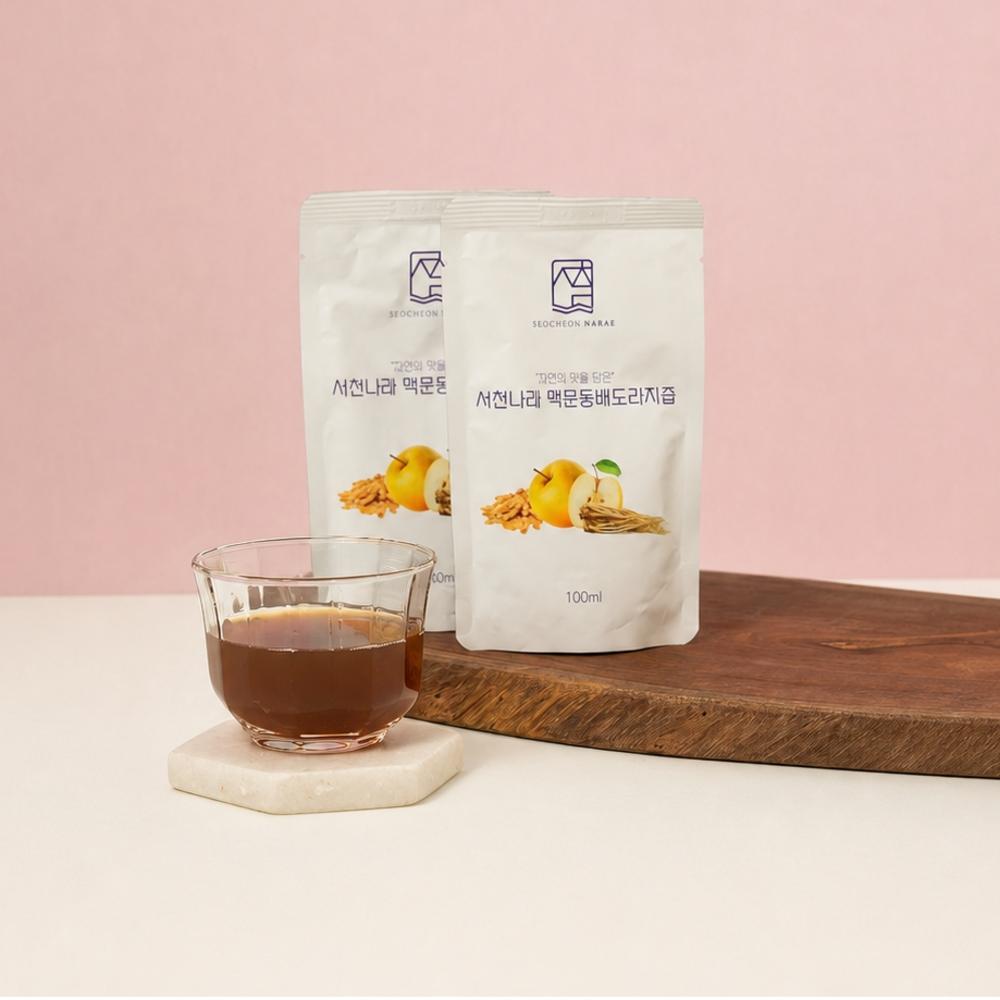 Directly Manufactured Seocheon Narae Ophiopogon japonicus & Pear & Balloon Flower Root Juice 150 pcs 100ml