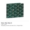 Goyard Victoire Canvas mit Leder Geldbörse Unisex 11 Farben VICTO8PMLTY