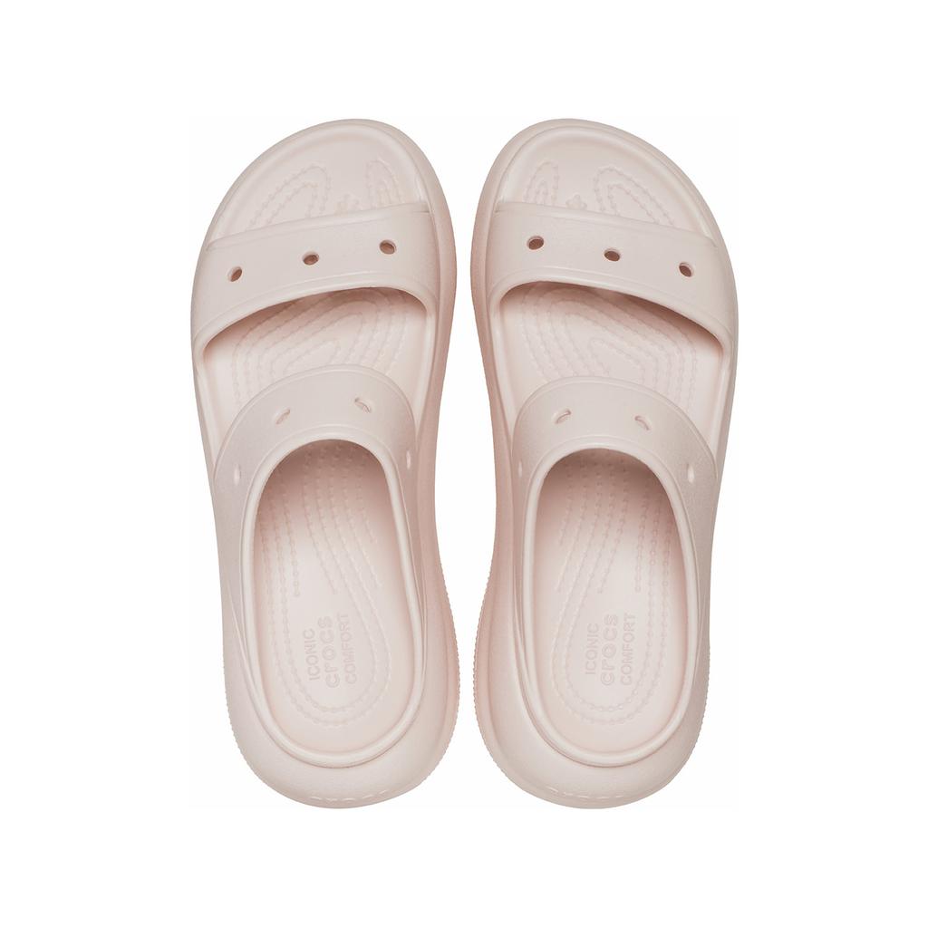 Crocs Classic Puff Thick Sole Slide Sandals Women Footwear Quartz-Pink 207670-6UR