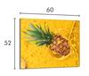 Szklana płyta ochronna na kuchenkę 60x52 Ananas