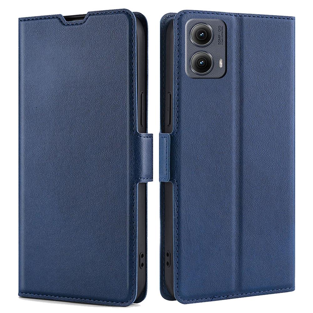 For Motorola Edge (2024) 5G Case Card Holder PU Leather Phone Cover