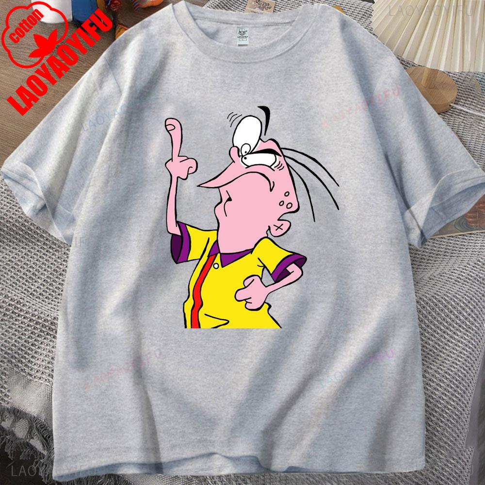 Ed,Edd N Eddy Man T Shirt Ed,Edd N Eddy Printed T-shirt Tops Hip-hop Novelty Trend Simple Style for Outdoor Enthusiasts