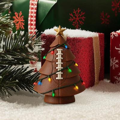 Weihnachtsbaum Statue LED Leuchtende Szene Requisiten Schreibtischdekoration Fußball Weihnachtsbaum Für Nachttisch Schlafzimmer Wohnzimmer