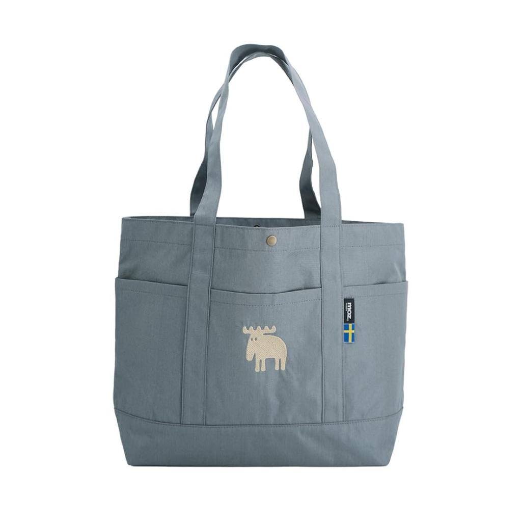 Moz Karuii Tote Bag, Large, Women's, Mother's Bag, Lightweight, Water-Repellent, Fits A4 Size, Large Capacity, Lightweight, Shoulder Bag, Perfect for