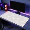 Japanese Clouds Smoke Seigaha Wind Mouse Pad Large Desk Mat Keyboard Ergonomic Office Rubber PC Non-slip Anti-fray Home Custom