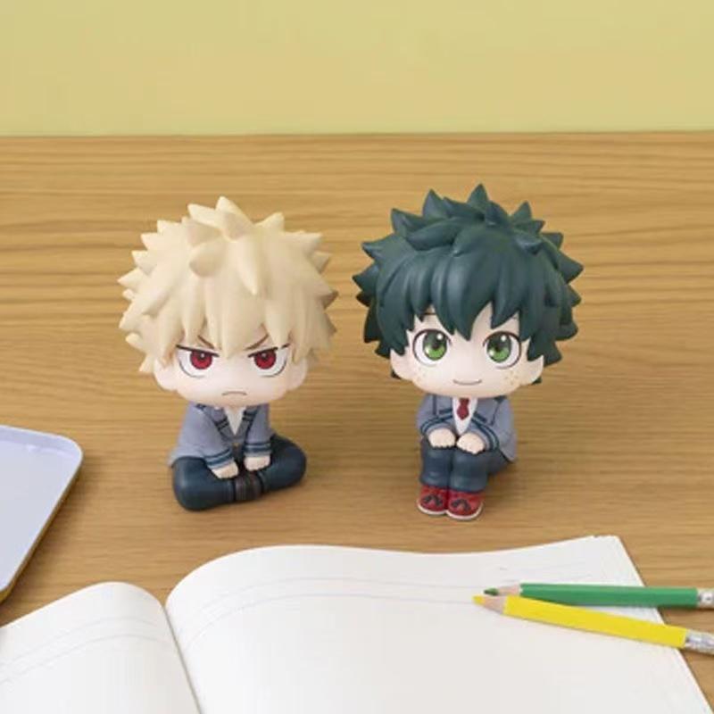 New Anime Model My Hero Academia Midoriya Izuku Bakugou Katsuki Shouto Todoroki Model Ornaments Model PVC Toy For Kids Gifts