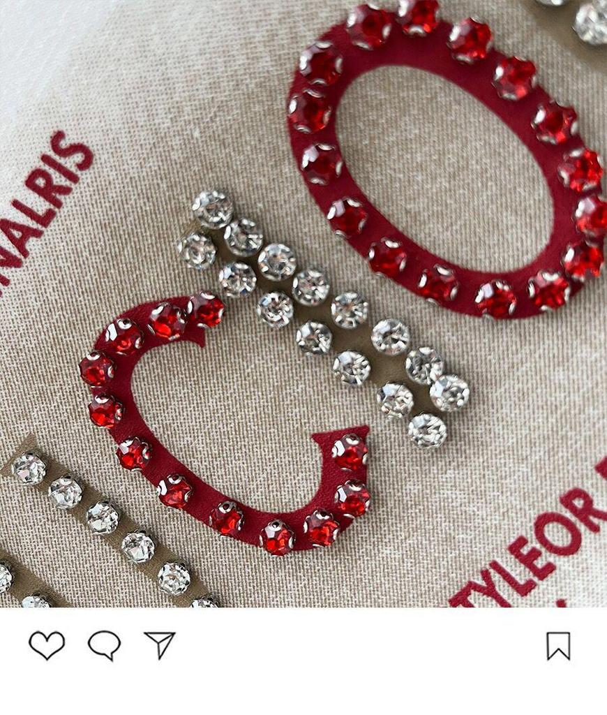 Women's 2024 Summer Trendy Loose Short Sleeve Pure Cotton Studded T-Shirt