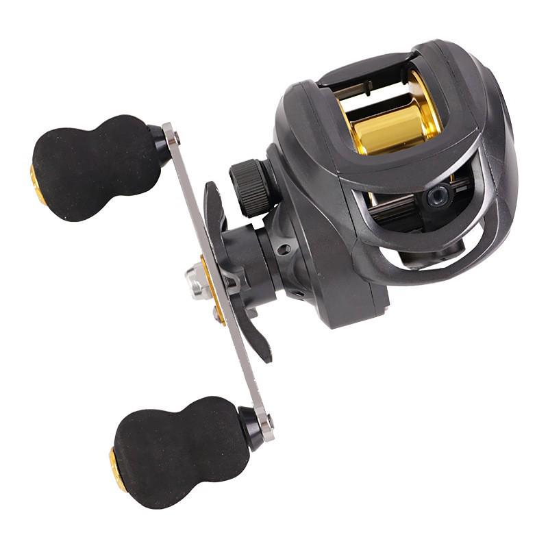 Ultra-Light Magnetic Black Bass Micro-Lure Fishing Reel for Long-Cast Raft Fishing