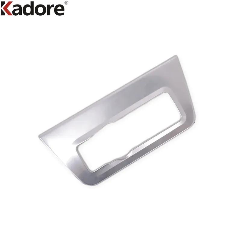 For Ford Kuga Escape -  2024 Carbon Fiber Car Head Light Lamp Switch Button Panel Cover Trim Interior Accessories