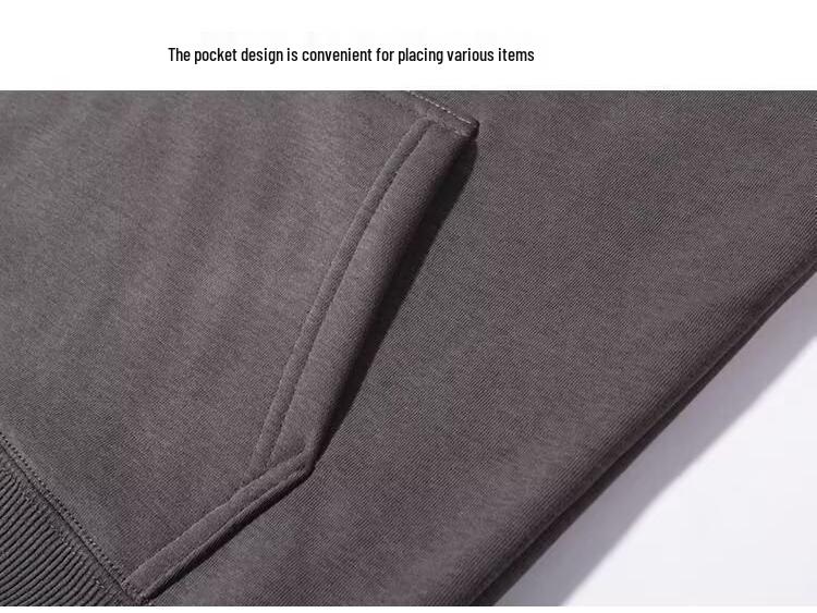 Men's Plus Size Loose Hooded Sweatshirt - Trendy Autumn/Winter Casual Pullover Hoodie