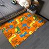 Colorful Cartoon Dinosaur Pattern Kids Carpet for Playroom Decor Suitable for use as an anti-slip for living room bedroom sofas