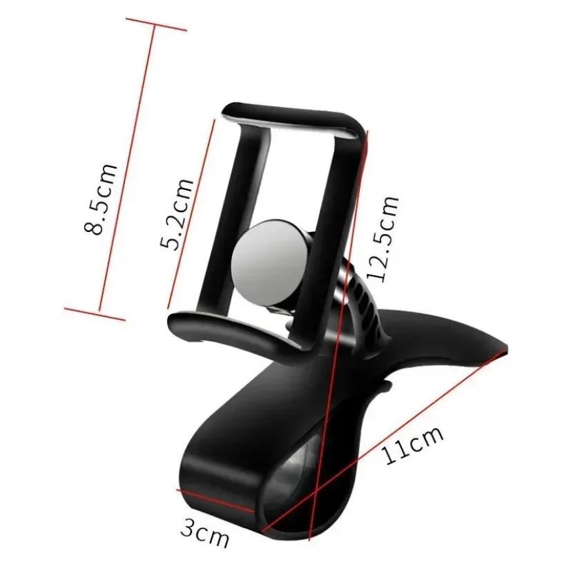 Car Phone Holder 360 Rotatable Scalable Stand Universal Cell Phone Stands Car Rack Dashboard Mount For  iPhone Samsung Xiaomi