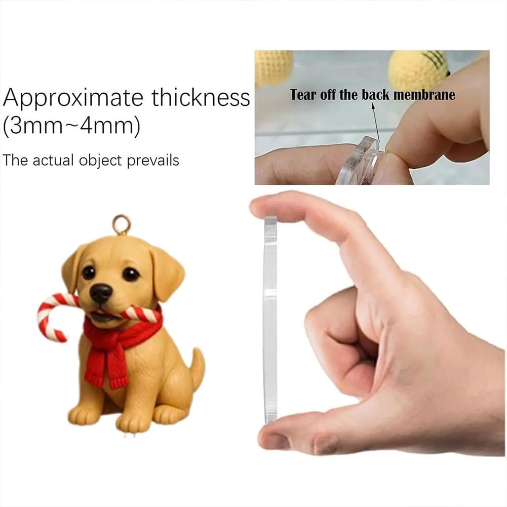 Dog-Themed Collectible Timeless 3d Acrylic Ornaments Christmas Dog Calendar Festive Labrador Advent Calendar For Christmas Tree