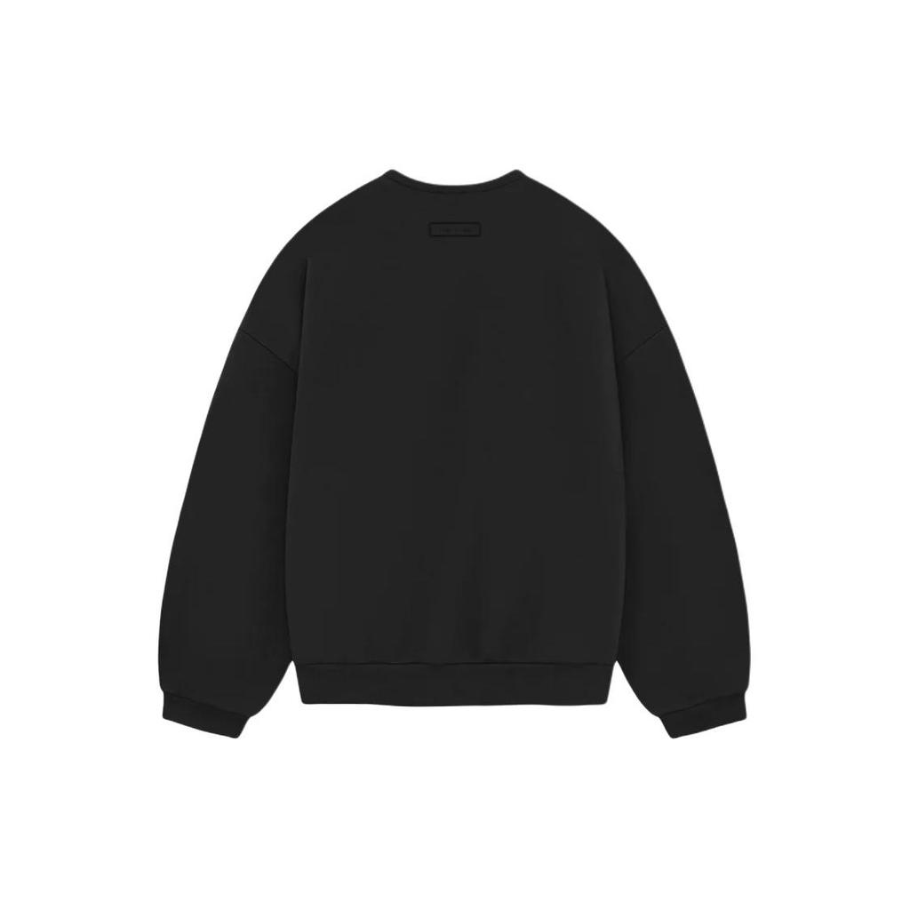 Fear of God Essentials SS24 Crewneck Sweatshirt 'Jet Black' Men's 192SP244684F