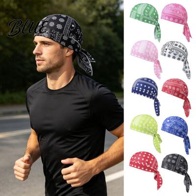 Copricapo da Esterno Paisley Foulard Rinfrescante Set Cappellino Assorbi Sudore Cinghie Regolabili per Copricapo Vestibilità Elastica Traspirante Lavabile a Mano Fascia per la Testa Escursionismo