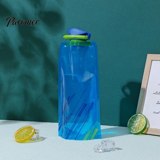 Lightweight Water Bag Foldable Food Grade BPA Free Portable Bottle Heat-Resistant Flexible Collapsible Camping Supplies
