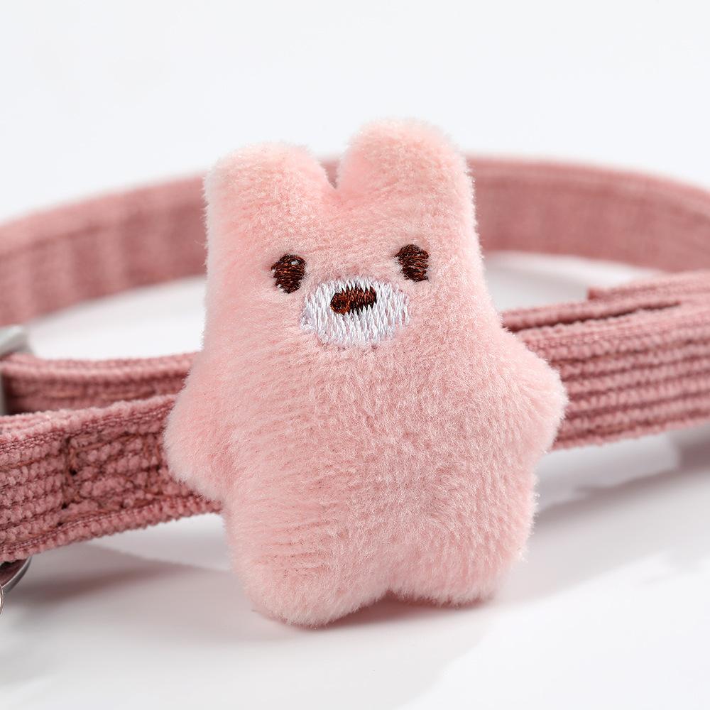 Adjustable Pet Collar with Bell - Soft Comfortable Dog Collar, Adjustable Puppy Collar, Durable Pet Neckband