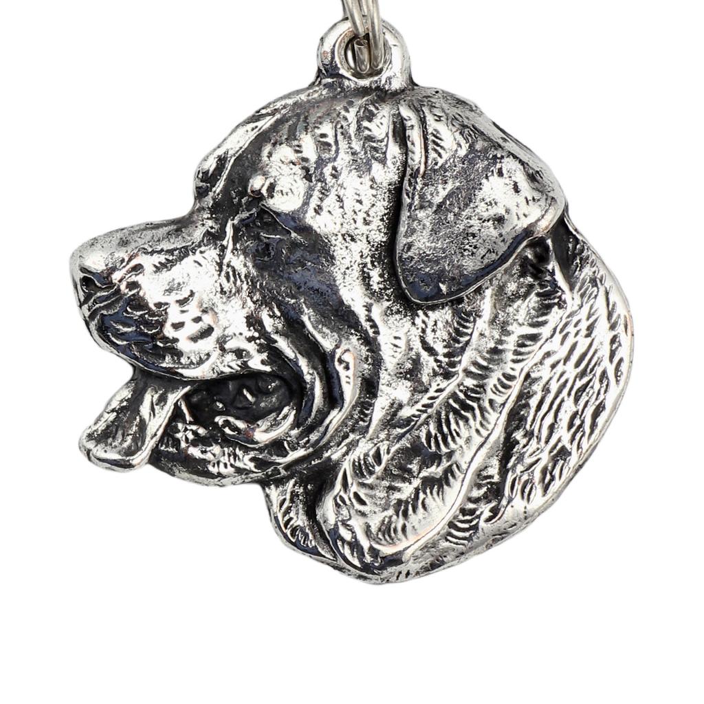 Rottweiler, Rott, Rottie III - Necklace with Dog, Silver-plated Pendant for Dog Fan, Unique Jewelry by Art-Dog Brand