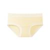 Female Summer Pure Color Skin Breathable 10A Antibacterial Cotton Crotch Elastic Hip Waist Triangle Briefs