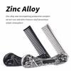 New Design Folding Comb for Men Fashion Women's Styling Comb Steel Portable Travel Home Folding Comb