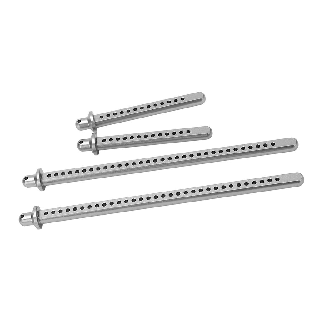 4Pcs RC Car Shell Column Aluminum Alloy Front Rear Extended Body Post Mount Shell for Axial SCX10