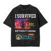 Limbus Company Men T Shirts Washed  Vintage Tee Shirt Short Sleeve O Neck T-Shirt Cotton Plus Size Tops