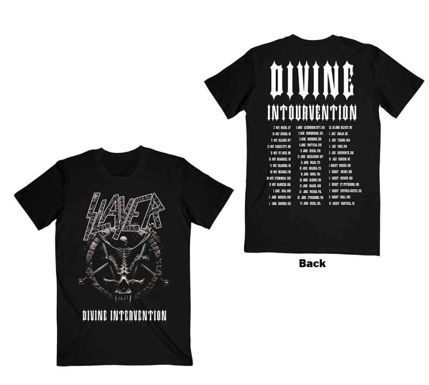 Slayer Divine Intervention 2014 Dates Unisex T-Shirt Size S-5Xl Unisex T-Shirt M