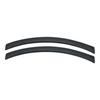 2PcsBlack Car Fender Wheel Eyebrow Auto Mudguard Lip Body Kit Protector Cover Mud Guard Universal