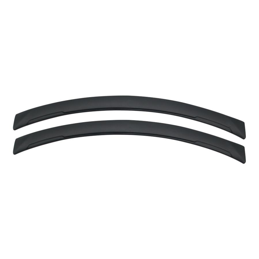 2PcsBlack Car Fender Wheel Eyebrow Auto Mudguard Lip Body Kit Protector Cover Mud Guard Universal