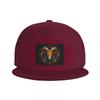 Aries Zodiac Celestial Goat and Ram Horns Print Baseball Caps Snapback Fashion Baseball Hats Casual Casquette Outdoor for Unisex