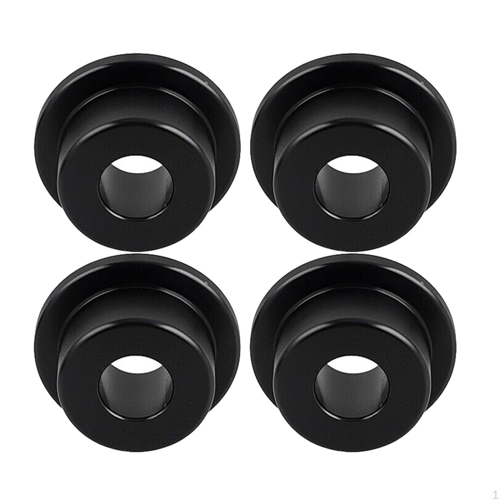 Motorcycle Handlebar Riser Bushings Kit for Sportster Deuce Models - Easy Installation And Sleek Black