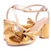 Fashion Luxury Summer Shoes For Women's Sandals 2024 Pink Gold Gladiator Flip Flops High Heels Party Wedding Shoes Female Large Size 45