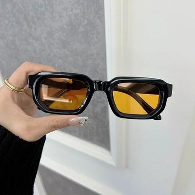 Luxuriöse Rechteckige Sonnenbrille für Herren Damen Modemarke Designer Lässige Sonnenbrillen Damen Herren Outdoor Blendfreie Brillen