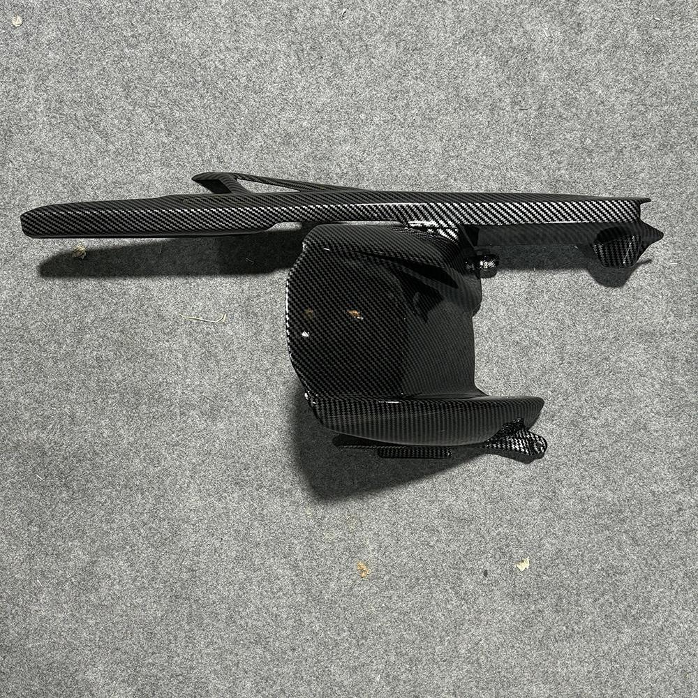 For BMW S1000RR M1000RR S1000R 2019-2023 21 22 ABS Carbon Fiber Rear Mudguard Chain Cover Splash Guard Fairing Motorcycle Parts