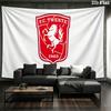 FC Twente Art Wall tapestry, aesthetic printed fabric blanket, suitable for bedroom, living room, and home decor.
